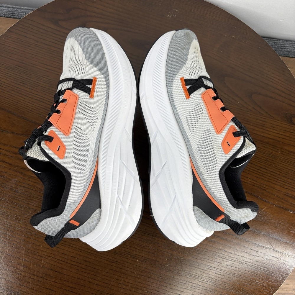 AllSwifit Shoes Women's 6 White Orange Gray Athletic Running Lace Up Sneaker - Picture 6 of 16